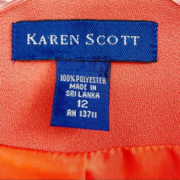 Karen Scott Single Breasted Collarless Blazer - Picture 10 of 13